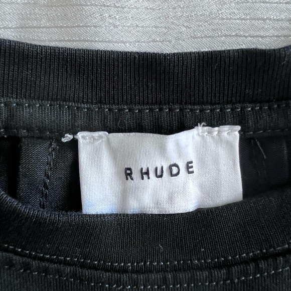 Rhude Moonlight Graphic Tee Men’s Sz L Black 100% Cotton Made in USA - Picture 3 of 7
